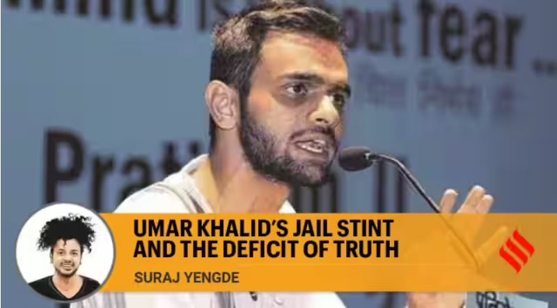 Umar Khalid speaking