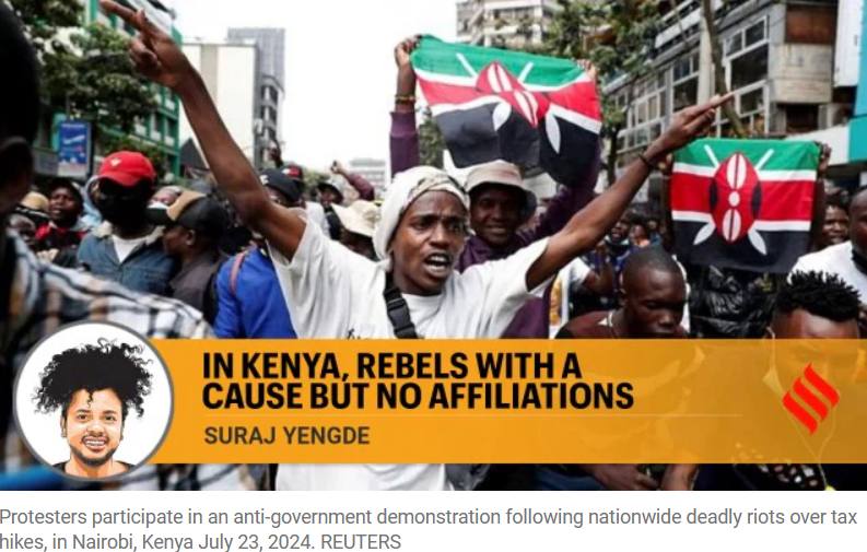 in Kenya, rebels with a cause bit no affiliatons title photo