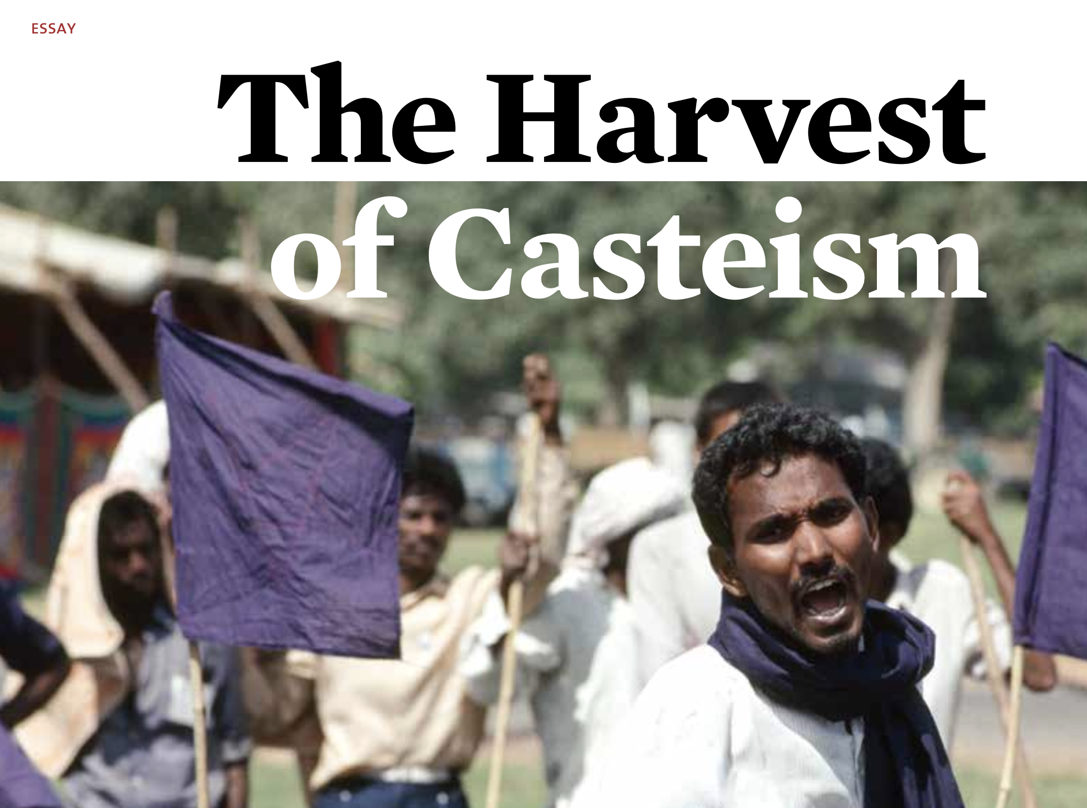 The cover story of Dalit protest and Dalit and Black solidarity by Suraj Yengde